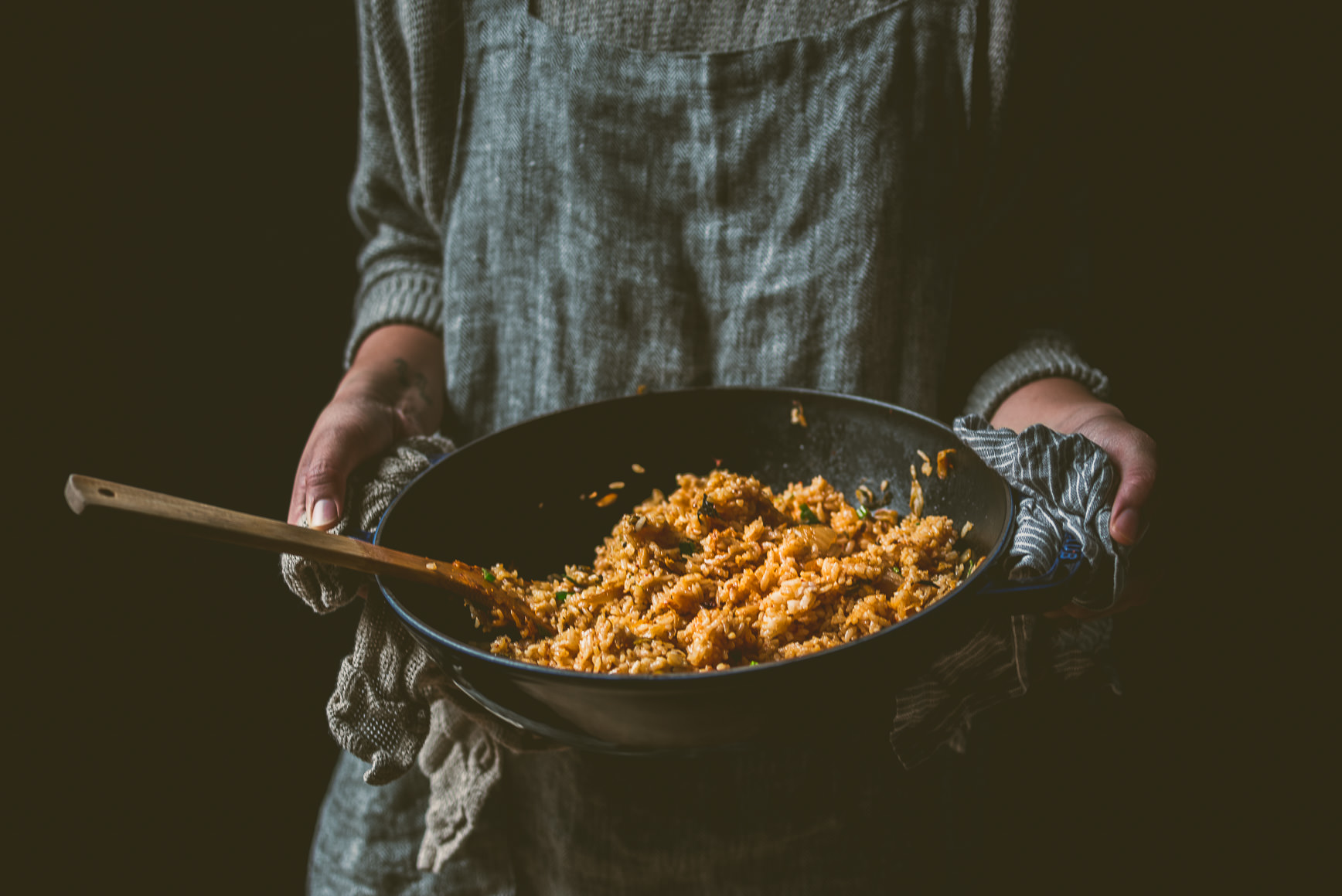 Kimchi Fried Rice Scallion Salad Turshen Small Victories | bettysliu.com