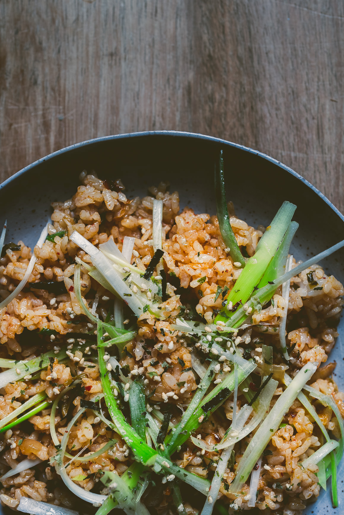 Kimchi Fried Rice Scallion Salad Turshen Small Victories | bettysliu.com