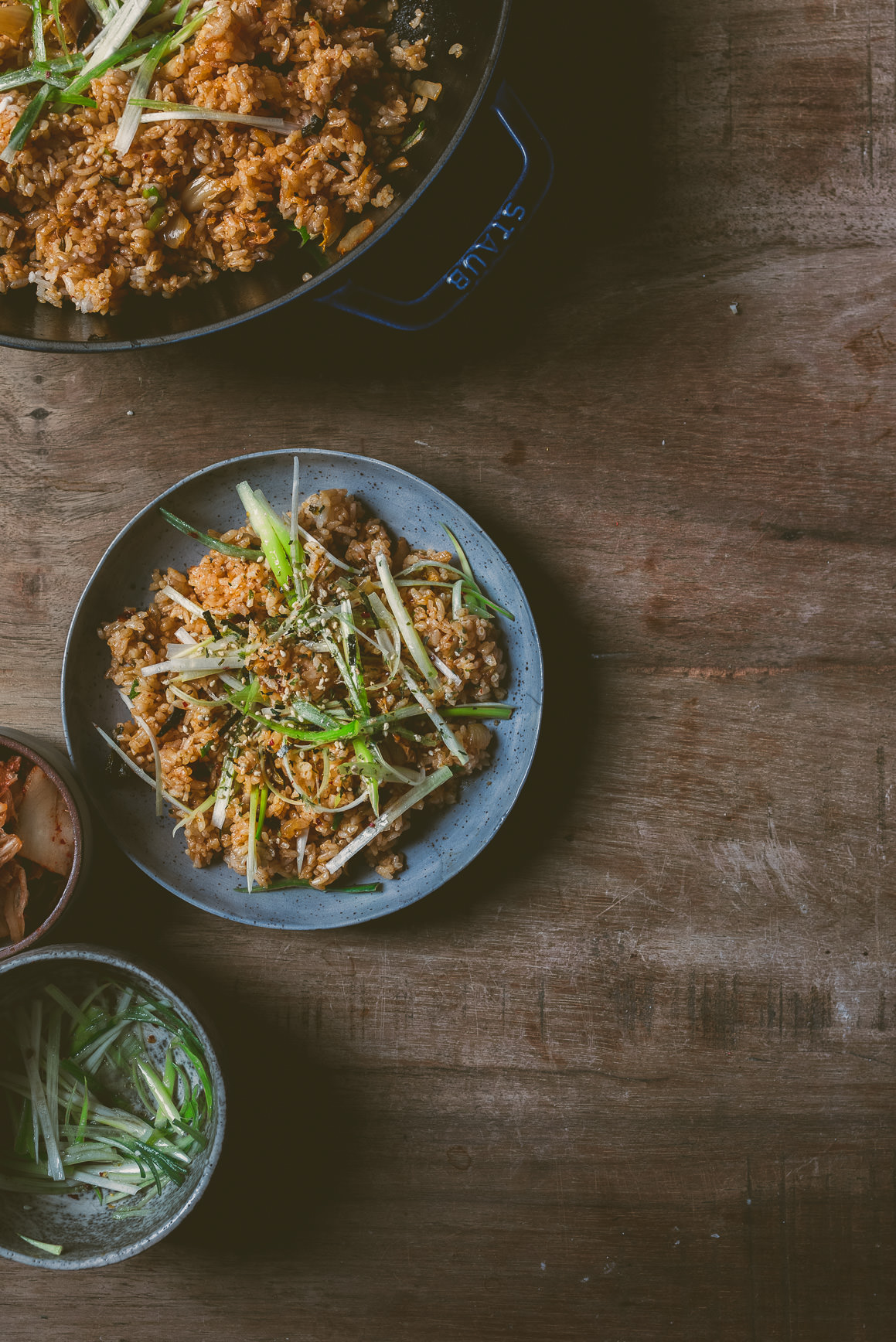 Kimchi Fried Rice Scallion Salad Turshen Small Victories | bettysliu.com