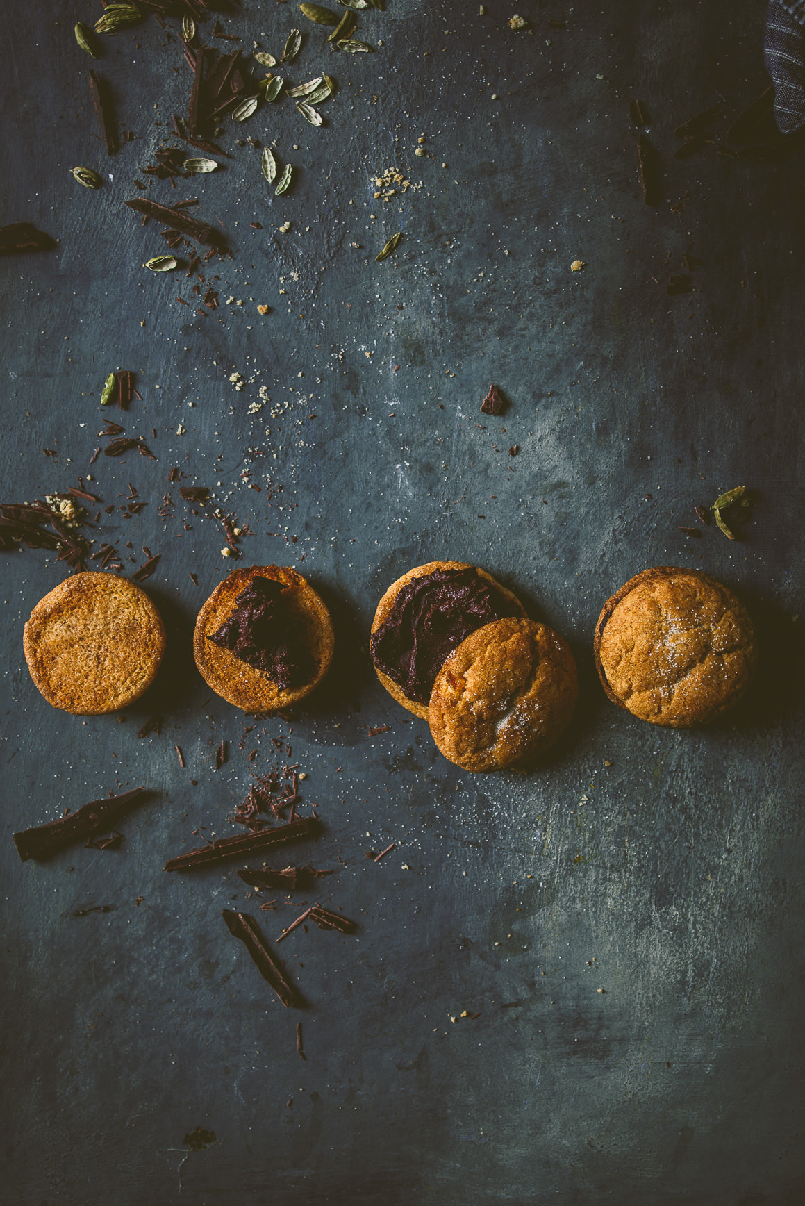 Hachiya Persimmon Cookie Dark Chocolate Olive Oil Ganache | bettysliu.com