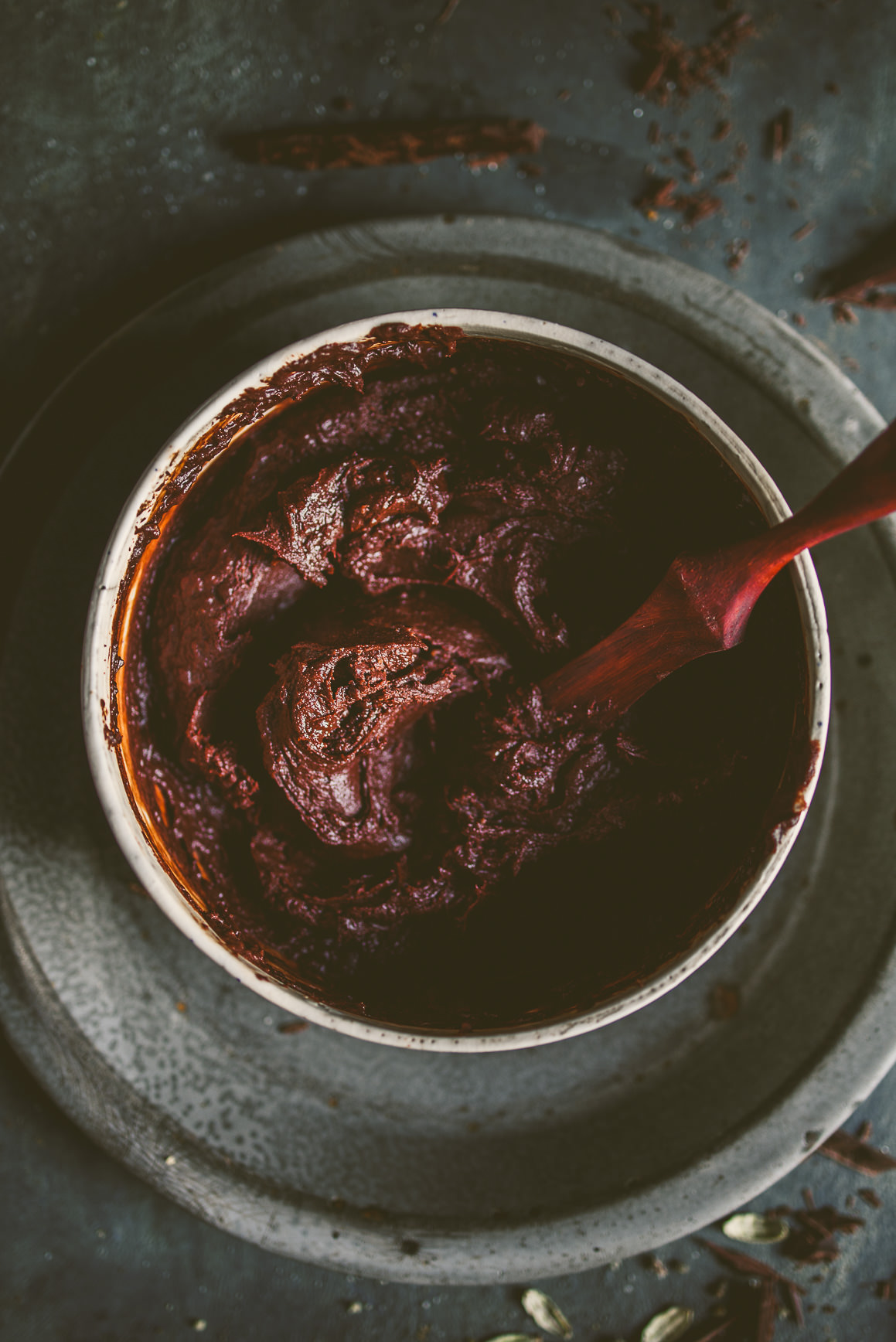 Dark Chocolate Olive Oil Ganache | bettysliu.com