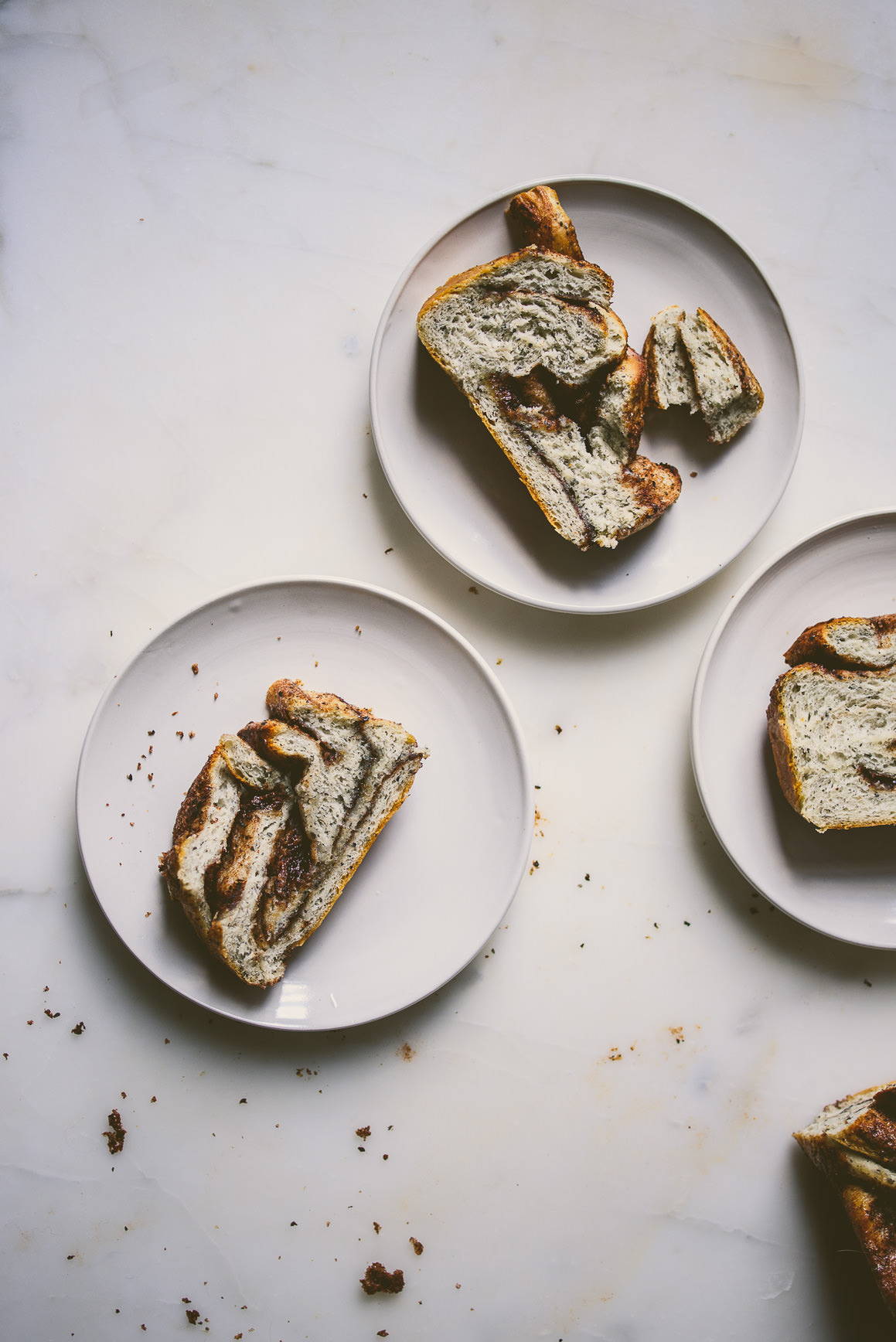 Black Sesame Tangzhong Milk Bread Babka | bettysliu.com