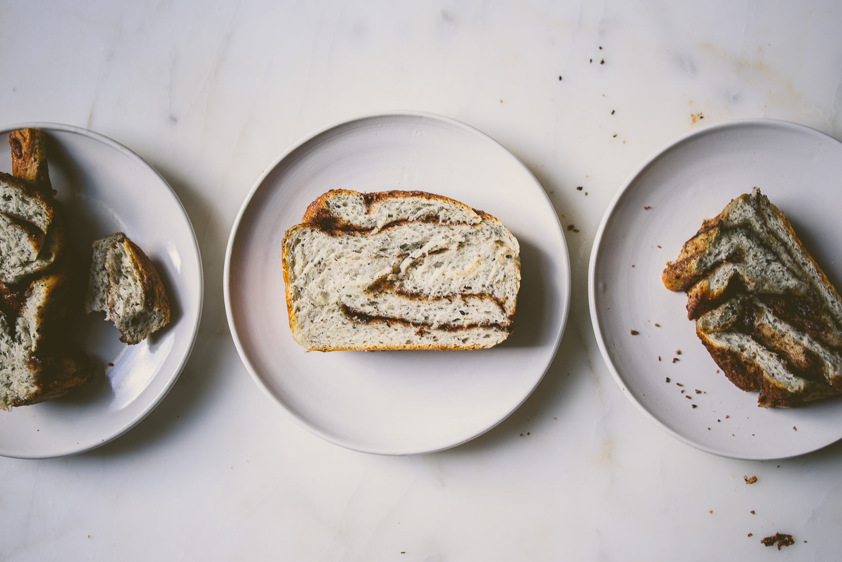 Black Sesame Tangzhong Milk Bread Babka | bettysliu.com