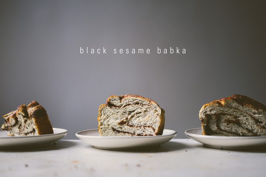 Black Sesame Tangzhong Milk Bread Babka | bettysliu.com