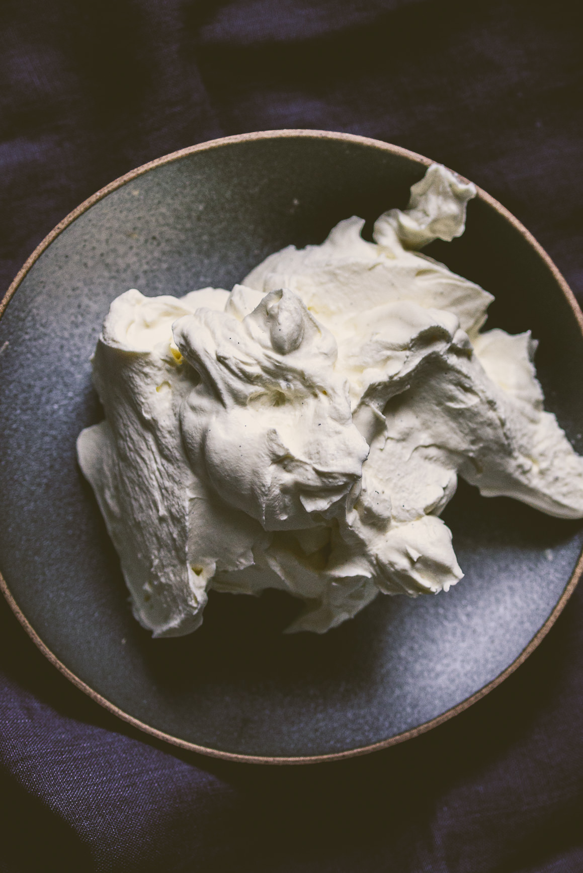 Citrus Upside Down Gingerbread Cake with Vanilla Mascarpone Cream