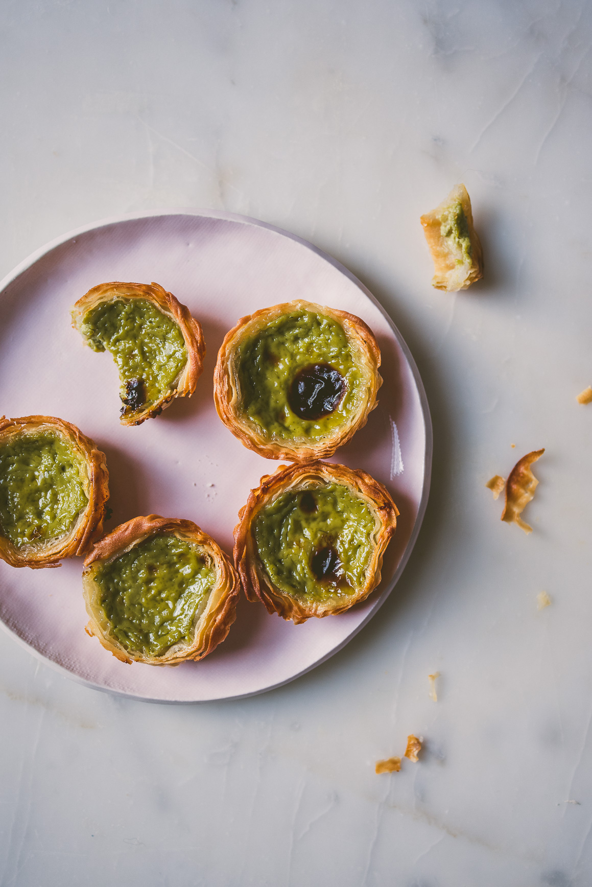 Matcha Portuguese Egg Tarts | bettysliu.com