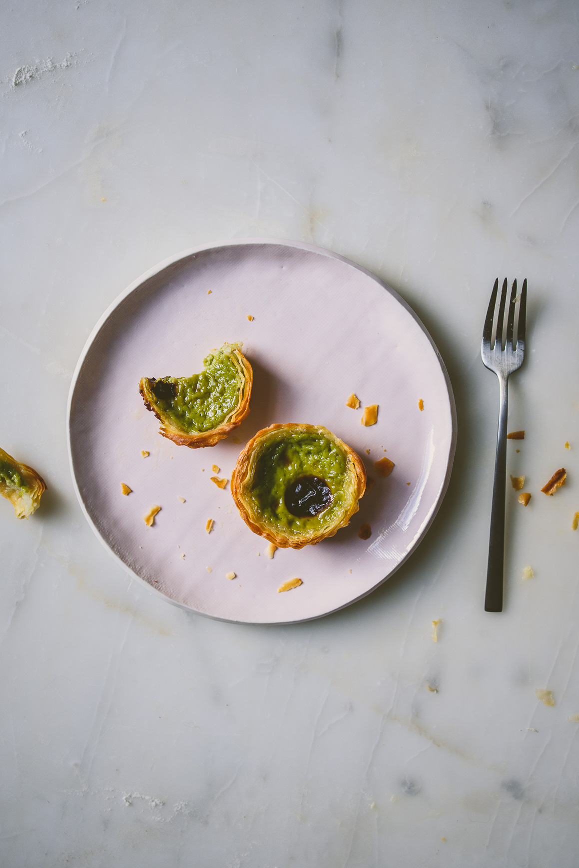 Matcha Portuguese Egg Tarts | bettysliu.com