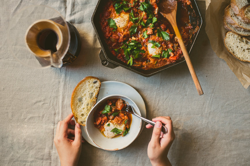 Spicy Sichuan Mouth-numbing Shakshuka
