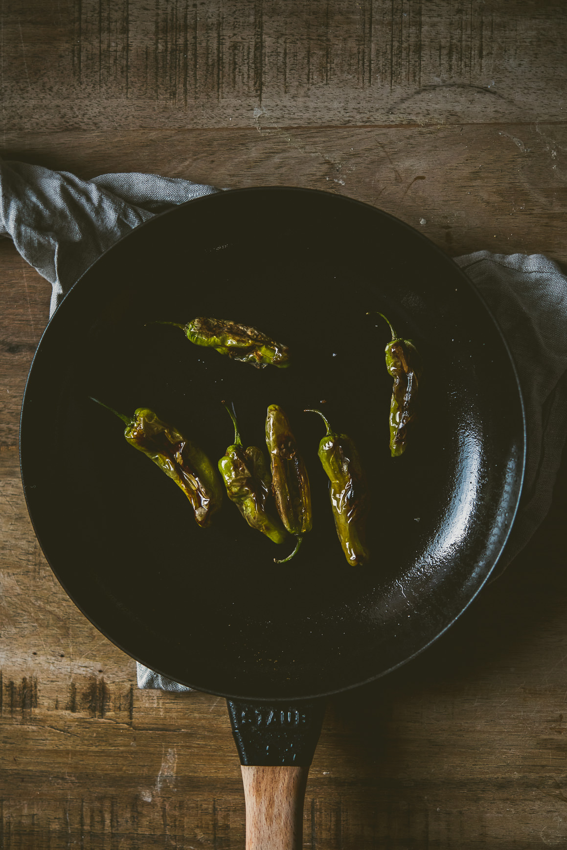 Soy Marinated Shisito Peppers | bettysliu.com