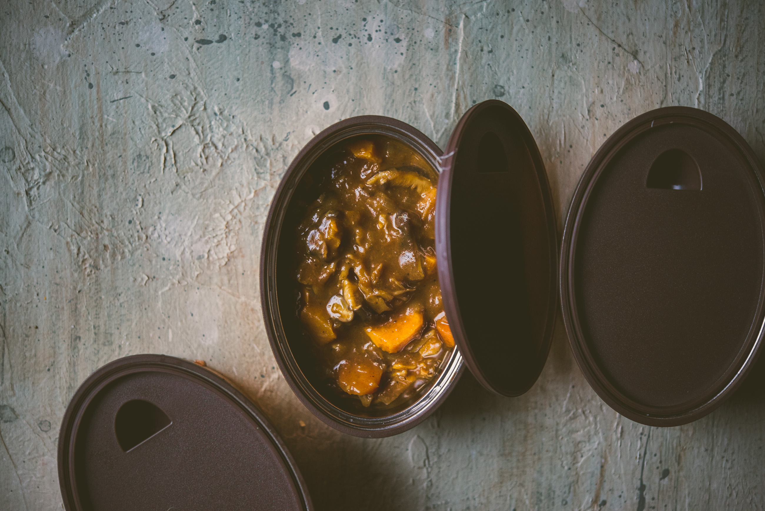 mushroom and sweet potato japanese-style curry