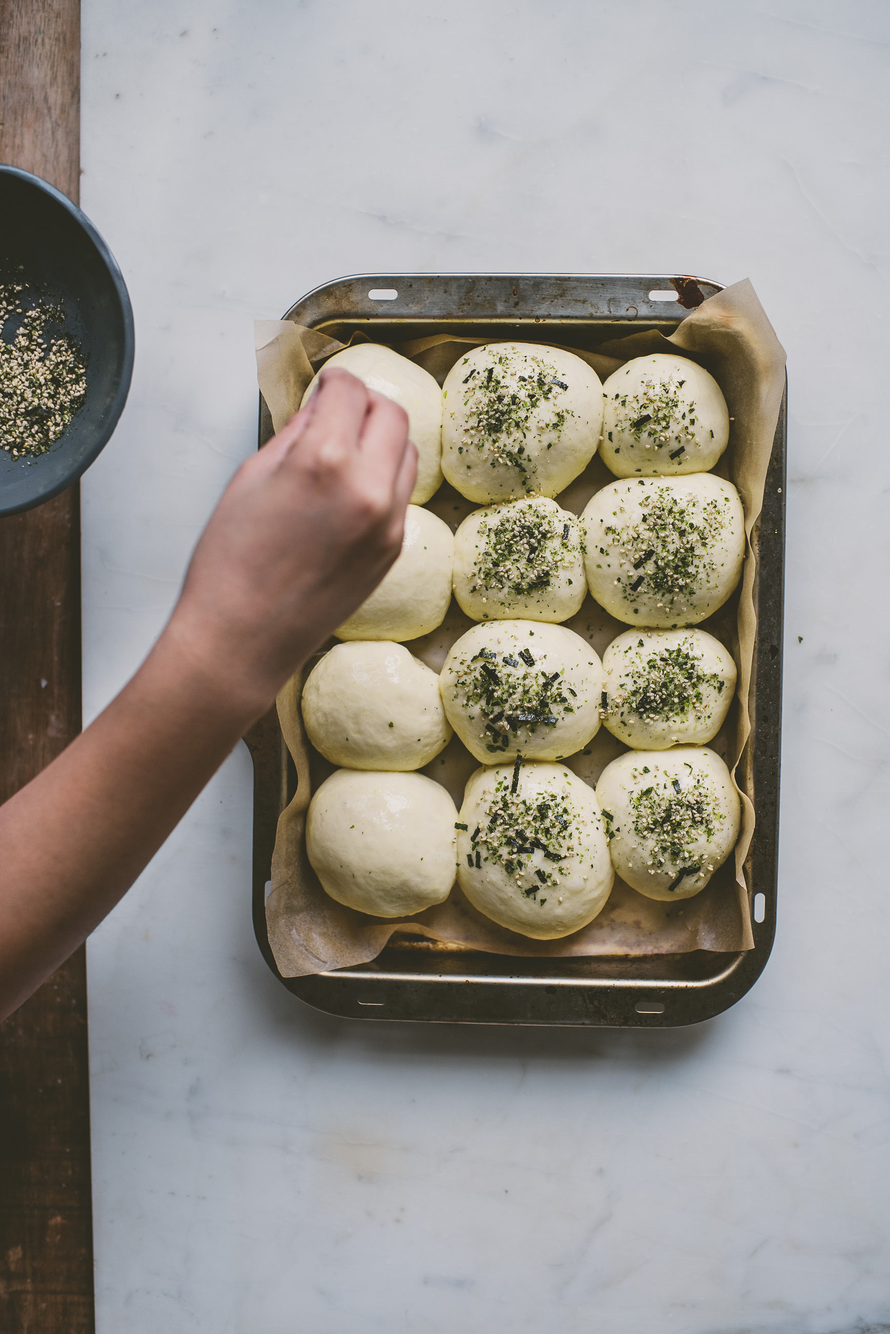 Furikake Milk Bread Buns | bettysliu.com