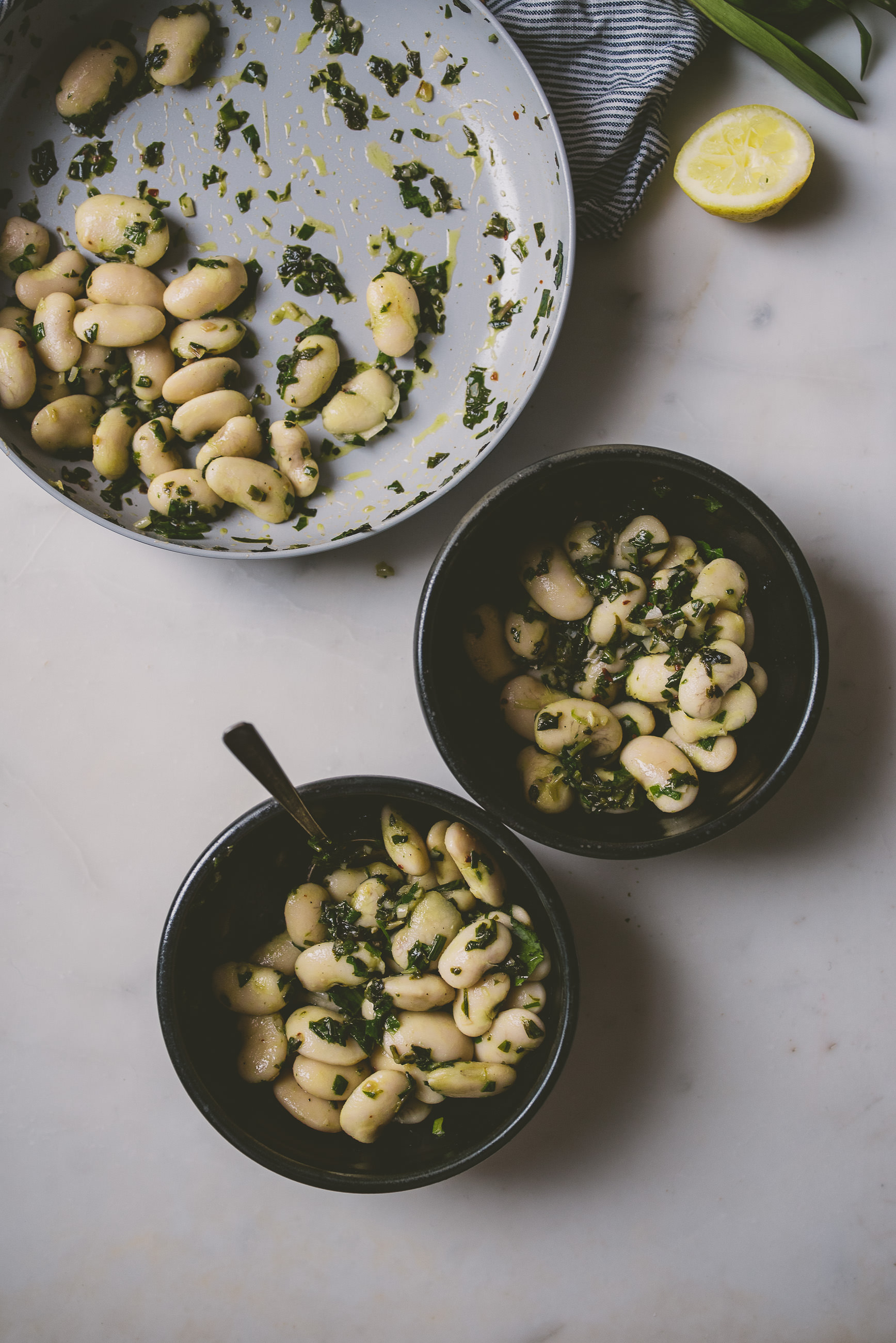 Giant Bean with Ramps | bettysliu.com