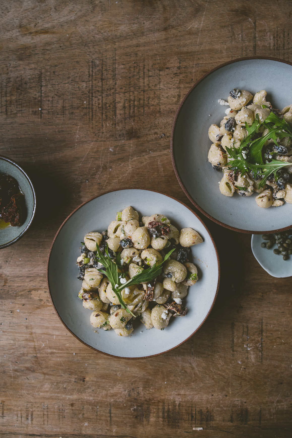 Black Garlic Yogurt Pasta Salad | bettysliu.com