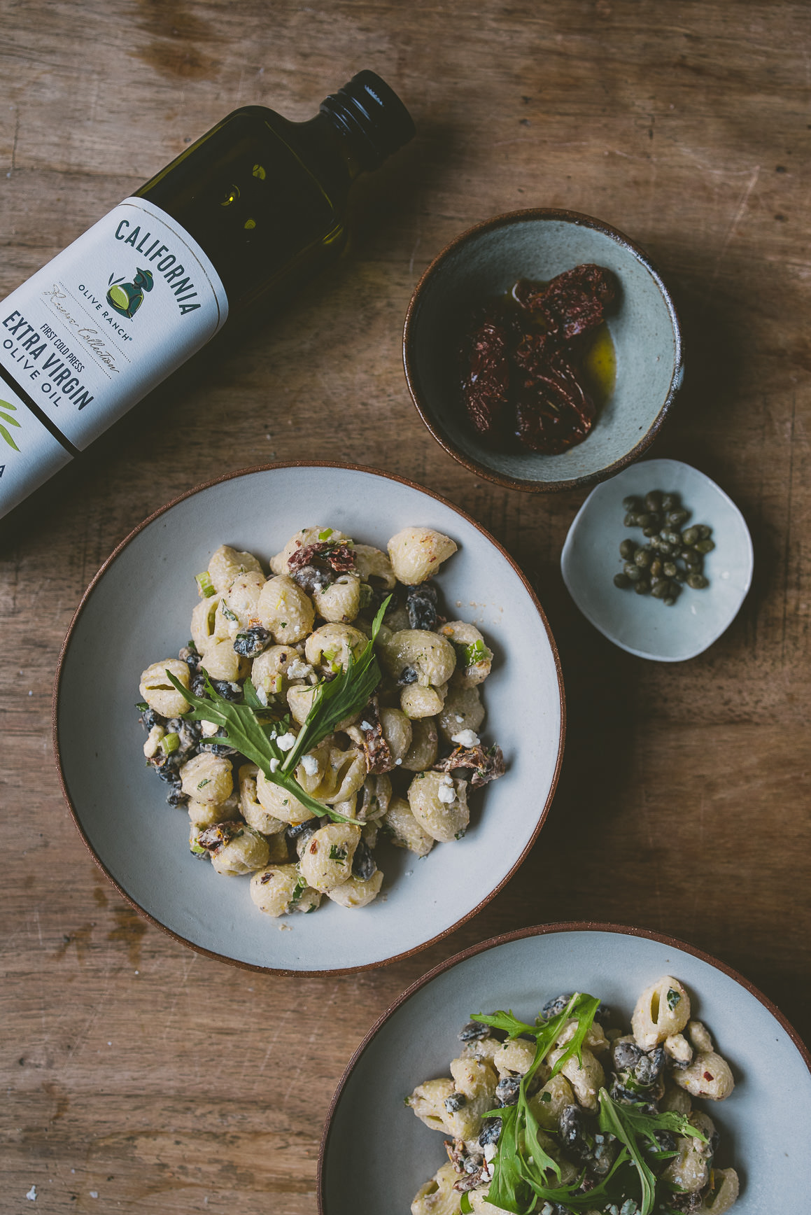 Black Garlic Yogurt Pasta Salad | bettysliu.com