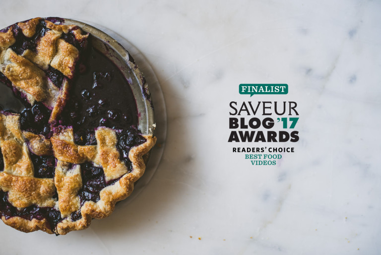 Blueberry Yuzu Pie + Saveur Awards!