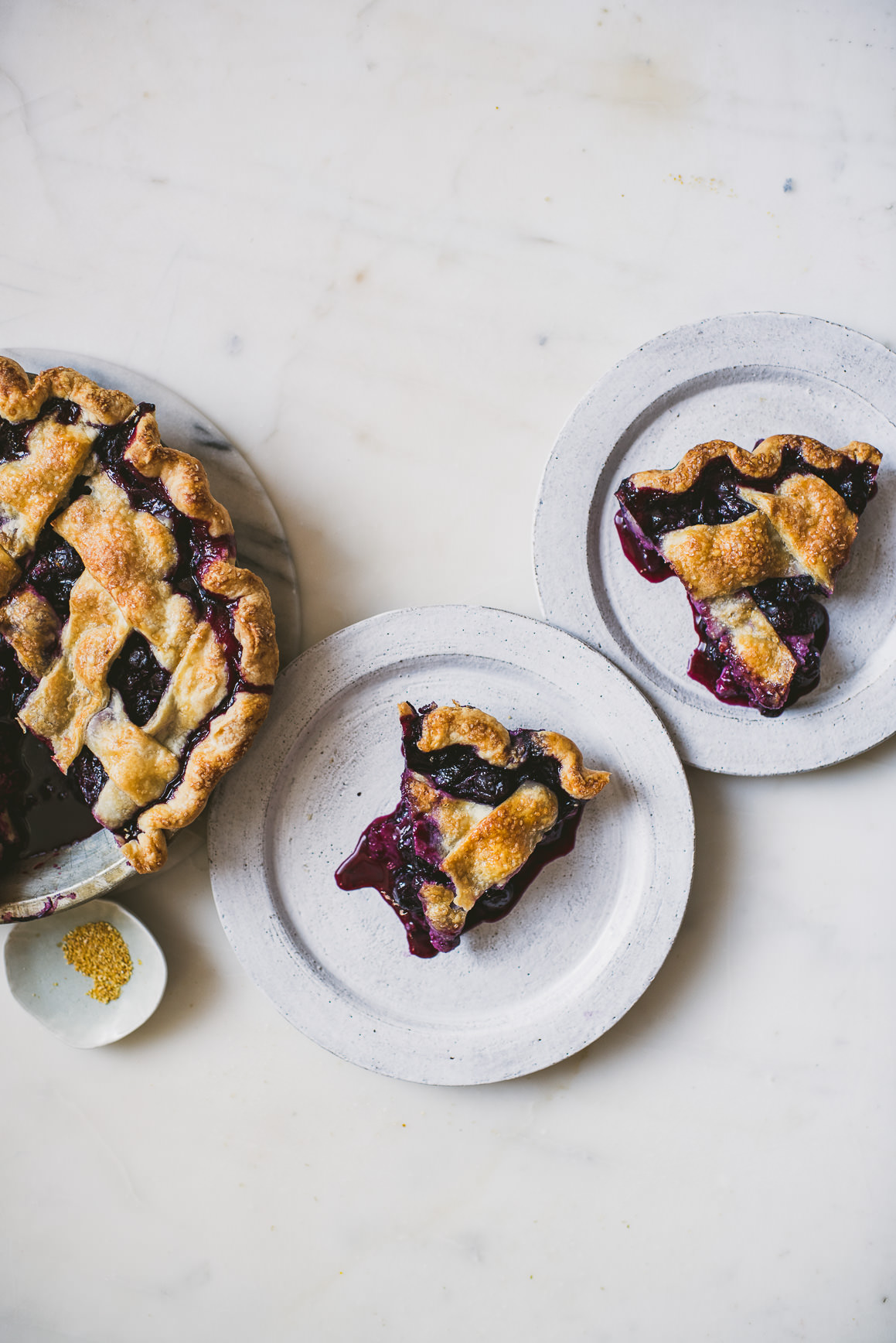 Blueberry Yuzu Pie | bettysliu.com