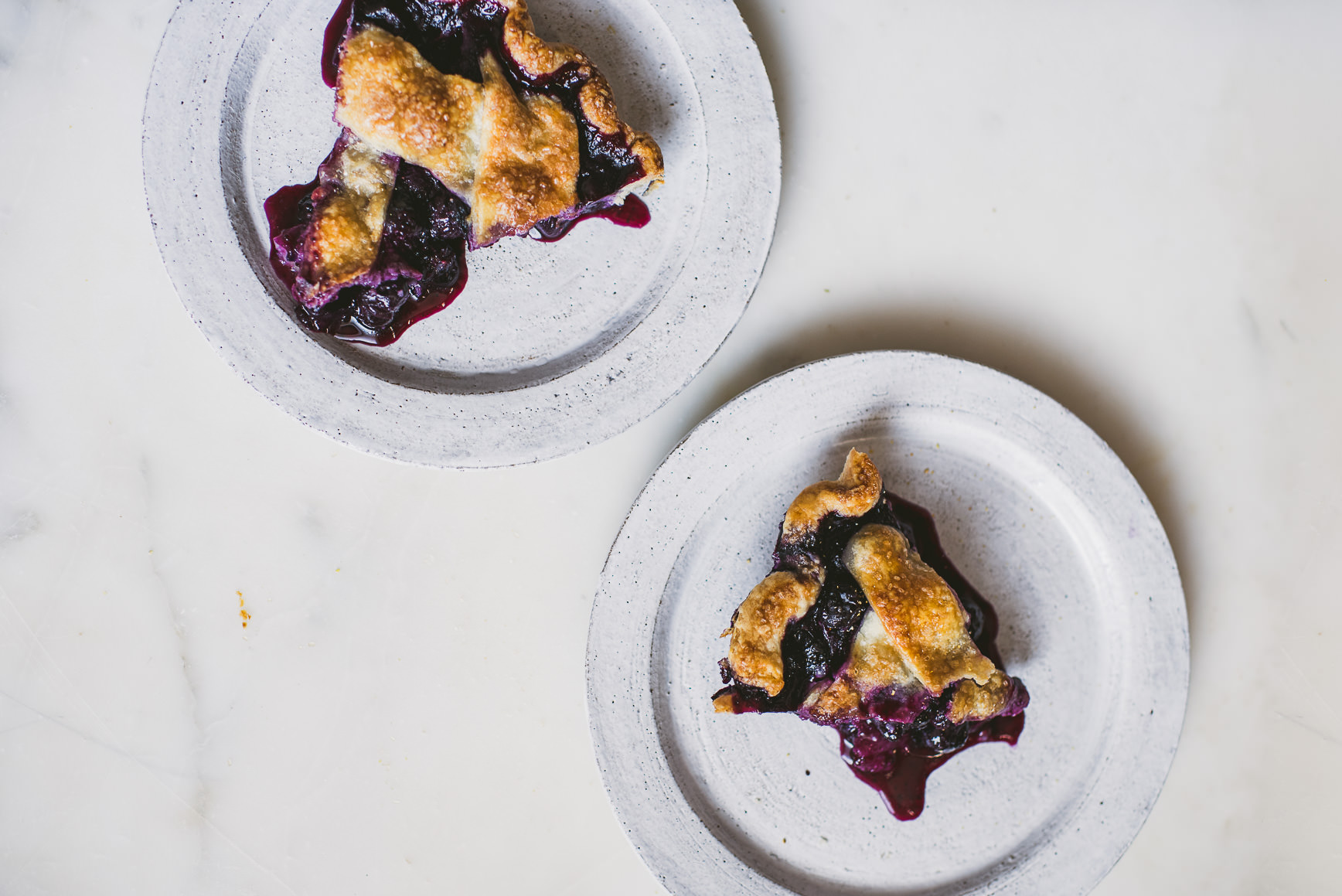 blueberry yuzu pie