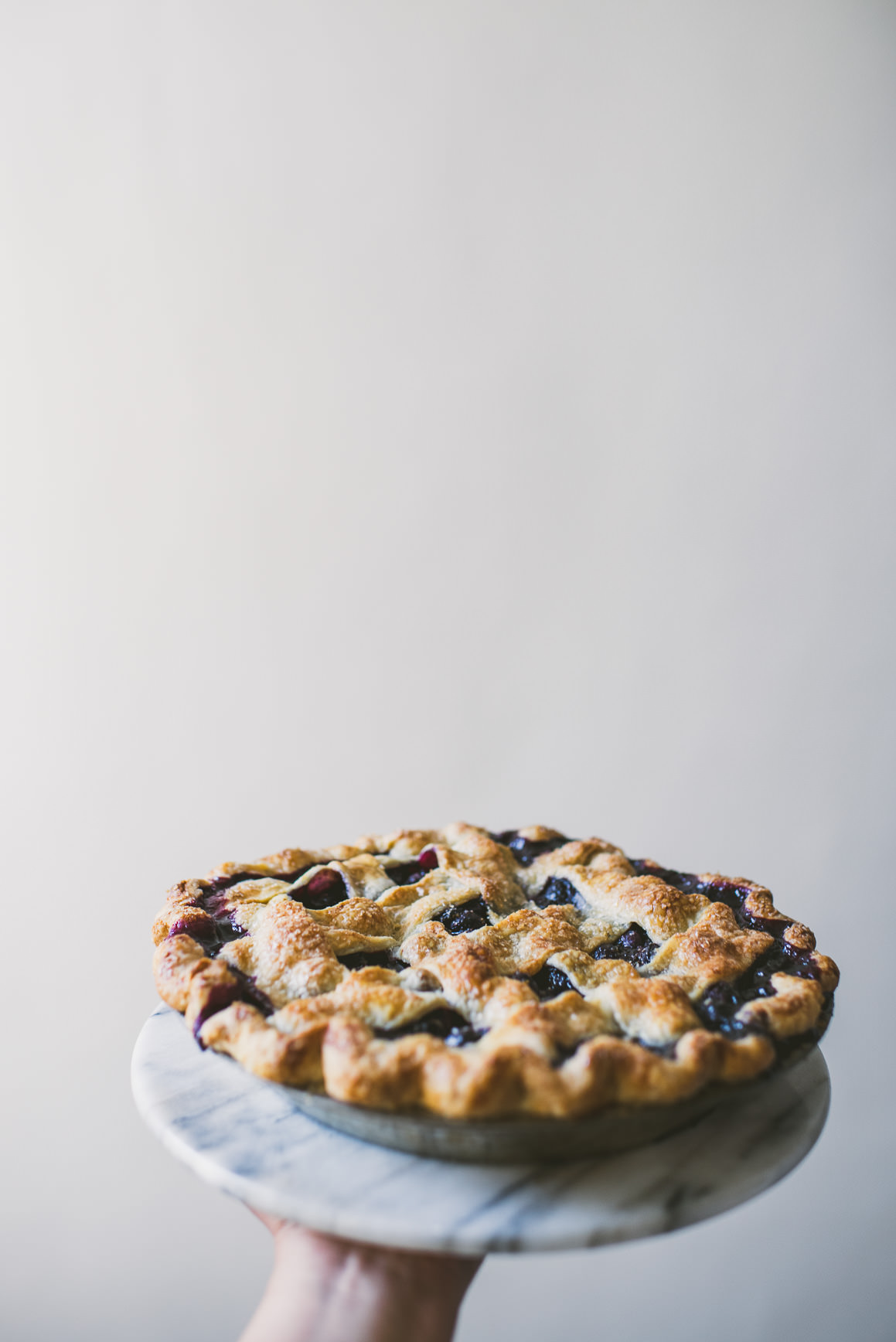 blueberry yuzu pie