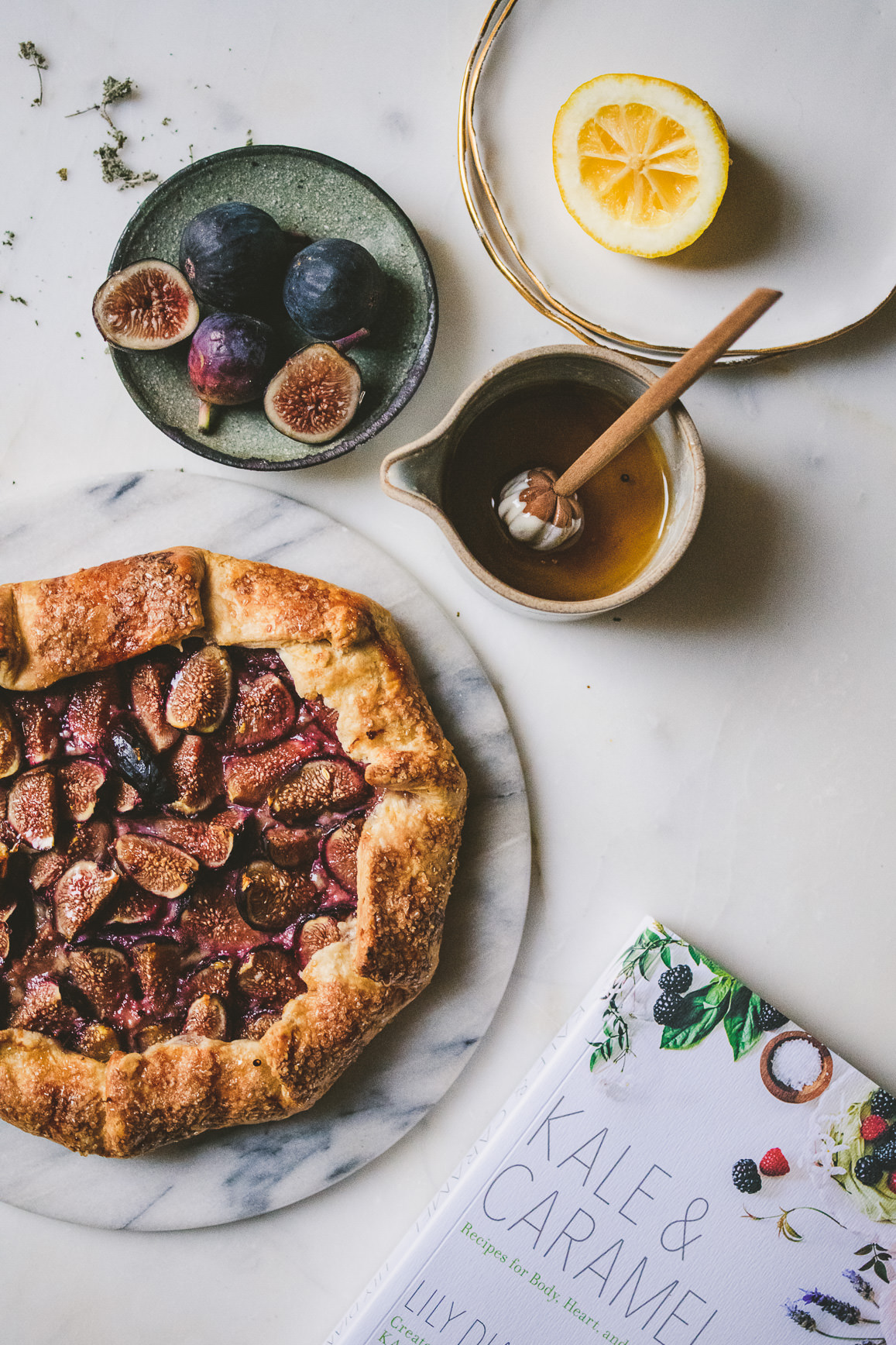 Fig Thyme Ricotta Galette | bettysliu.com