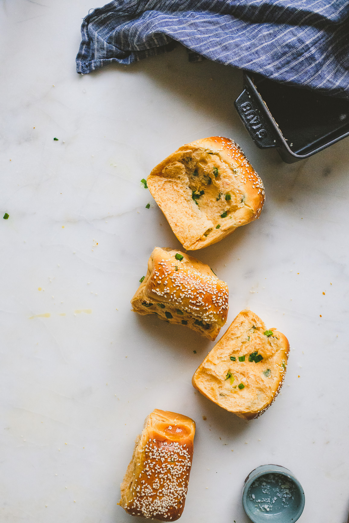 scallion sambal milk bread | bettysliu.com