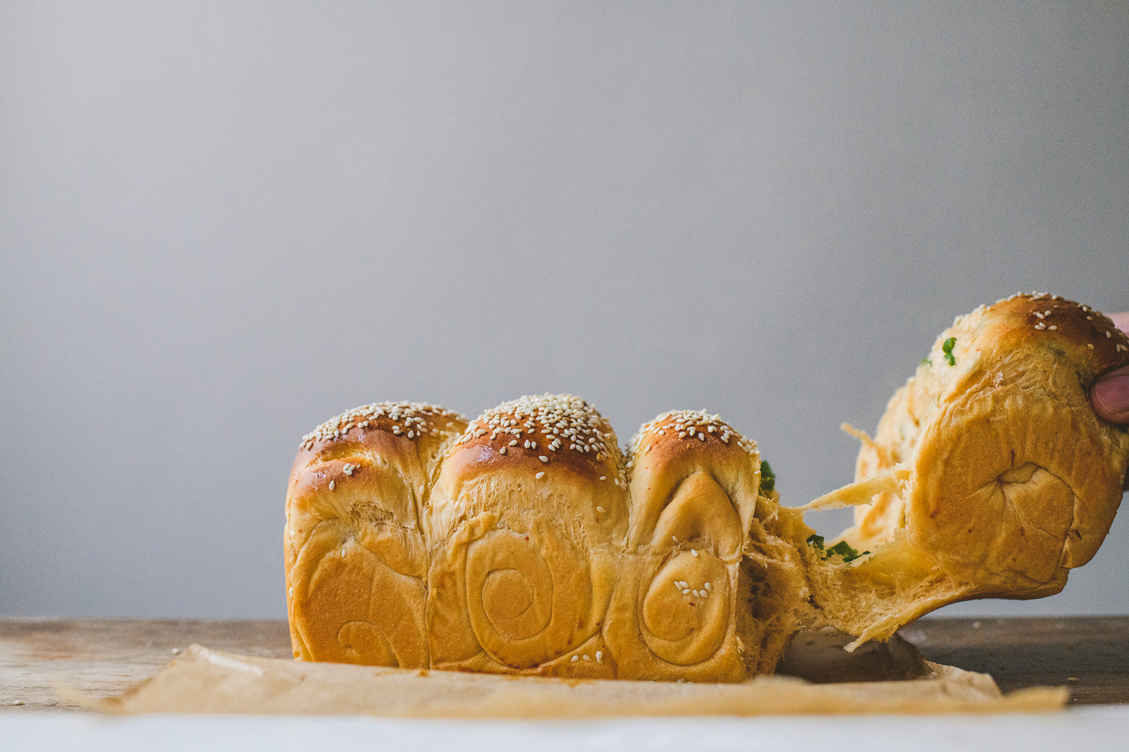 scallion sambal milk bread | bettysliu.com